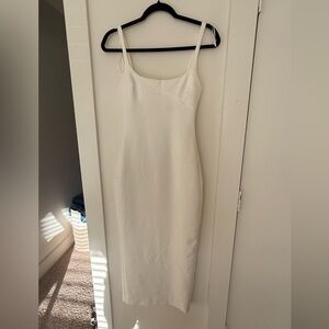 Zara White Midi Dress